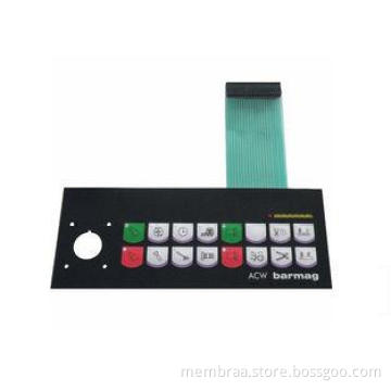 Tactile Graphic Flexible Membrane Switch With Multipin Nico